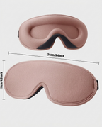 3D Sleep Mask for Men Women Soft Smooth Sleep Mask for Eyes,100% Blockout Light Eye Mask Travel Shade Cover Rest Relax Sleeping