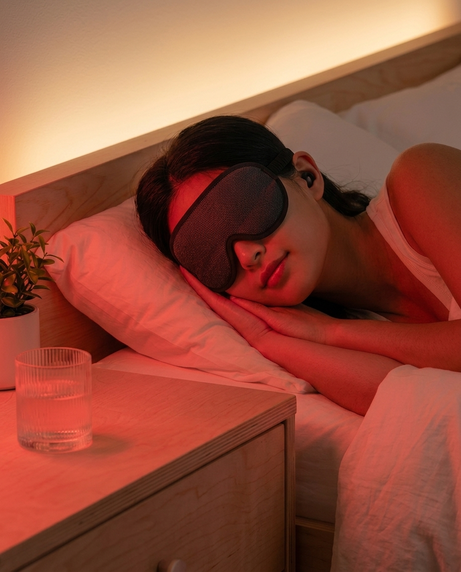 3D Sleep Mask for Men Women Soft Smooth Sleep Mask for Eyes,100% Blockout Light Eye Mask Travel Shade Cover Rest Relax Sleeping