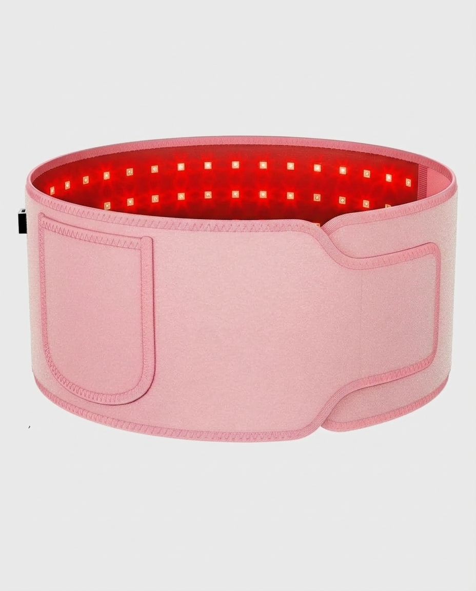 Red Light Health Care Belt 100 LED Infrared Lamp Red Light Therapy Massage Machine for Body Belt Back Waist Heating