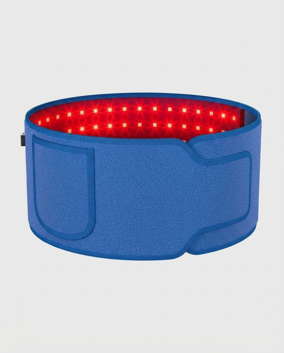 Red Light Health Care Belt 100 LED Infrared Lamp Red Light Therapy Massage Machine for Body Belt Back Waist Heating