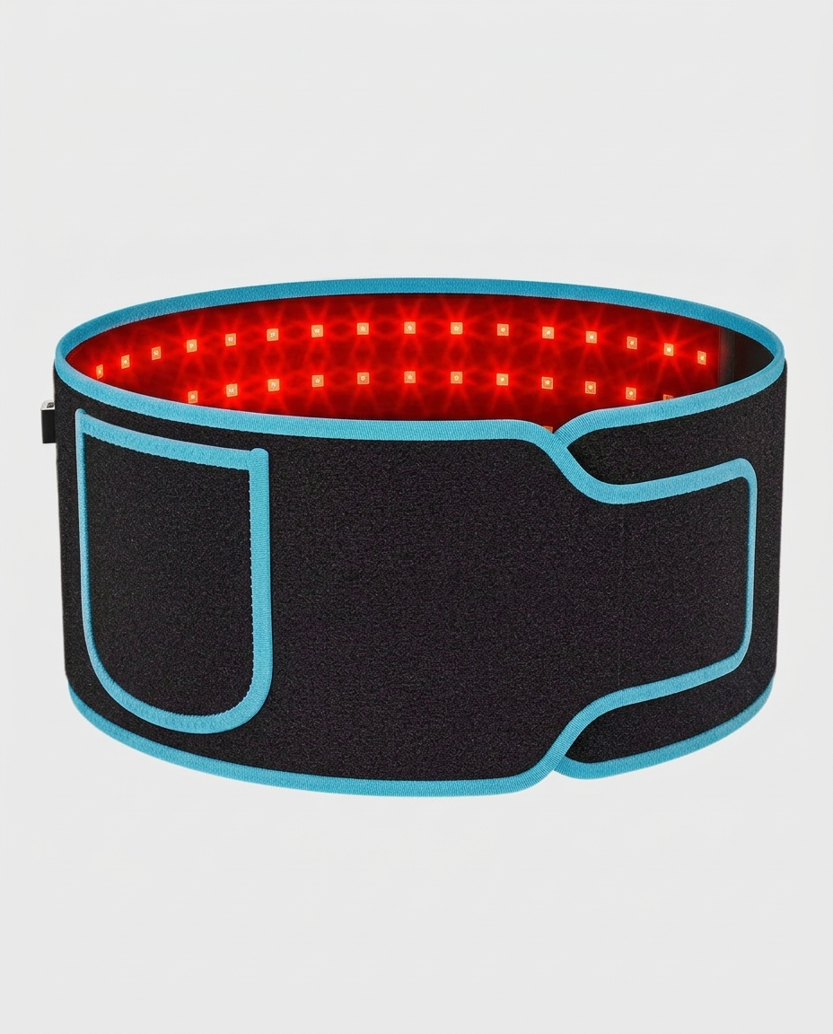 Red Light Health Care Belt 100 LED Infrared Lamp Red Light Therapy Massage Machine for Body Belt Back Waist Heating