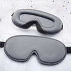 3D Sleep Mask for Men Women Soft Smooth Sleep Mask for Eyes,100% Blockout Light Eye Mask Travel Shade Cover Rest Relax Sleeping