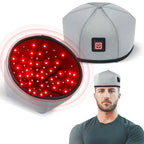 Red light & Near Infrared Therapy Cap for Hair Growth 660nm 830nm LED Hat Helmet Pigarlic Oily Natural Device Head relaxation