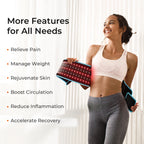 Red Light Health Care Belt 100 LED Infrared Lamp Red Light Therapy Massage Machine for Body Belt Back Waist Heating