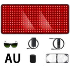 406Pcs Leds Red Light Heating Larger Size Pad 660Nm Waist Back Shoulder Muscle Pain Yoga Mat Relief Relax Infrared Light 850Nm