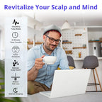 Red light & Near Infrared Therapy Cap for Hair Growth 660nm 830nm LED Hat Helmet Pigarlic Oily Natural Device Head relaxation