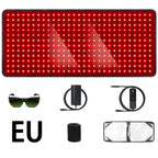 406Pcs Leds Red Light Heating Larger Size Pad 660Nm Waist Back Shoulder Muscle Pain Yoga Mat Relief Relax Infrared Light 850Nm