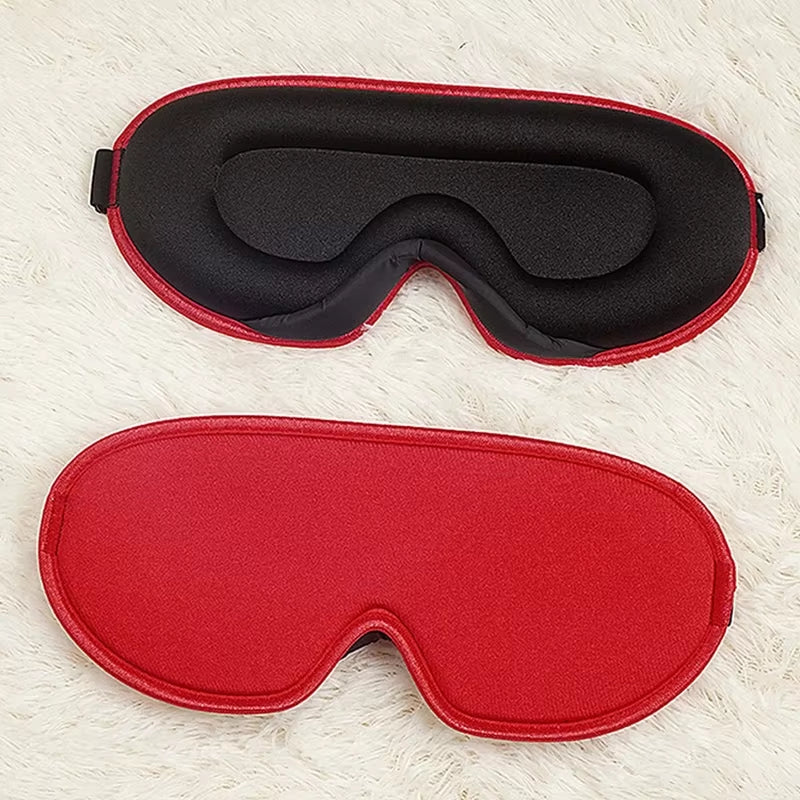 3D Sleep Mask for Men Women Soft Smooth Sleep Mask for Eyes,100% Blockout Light Eye Mask Travel Shade Cover Rest Relax Sleeping