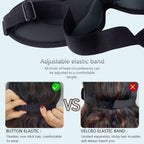 3D Sleep Mask for Men Women Soft Smooth Sleep Mask for Eyes,100% Blockout Light Eye Mask Travel Shade Cover Rest Relax Sleeping